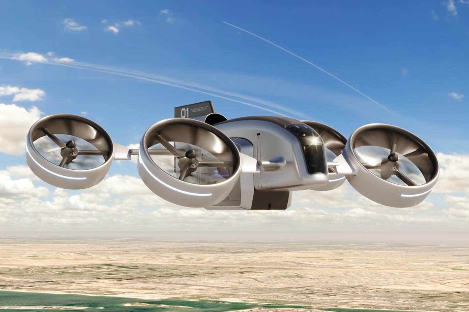 Node-Air Node eVTOL modular aircraft flying
Node-Air Node eVTOL modular aircraft flying